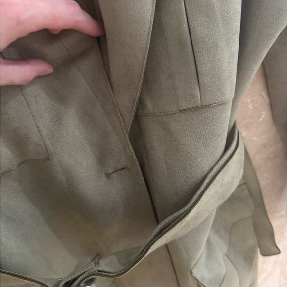 Solitaire Suede Utilitarian Jacket NWT LARGE - Picture 5 of 6